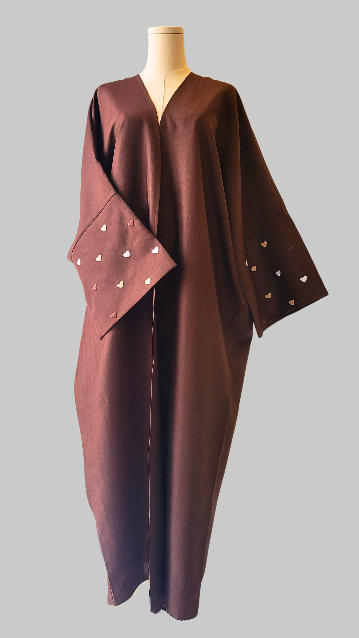 HUBB Linen Abaya Set Qahwa Brown Naima Modest Wear CANADA NAIMA MODEST WEAR COLLECTION