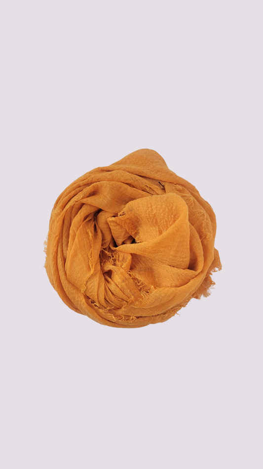 Cotton Crinkle Hijab - Autumn