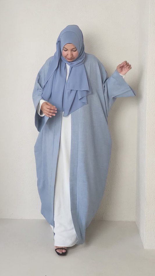 HADIQAH Abaya Set - Daisy Blue