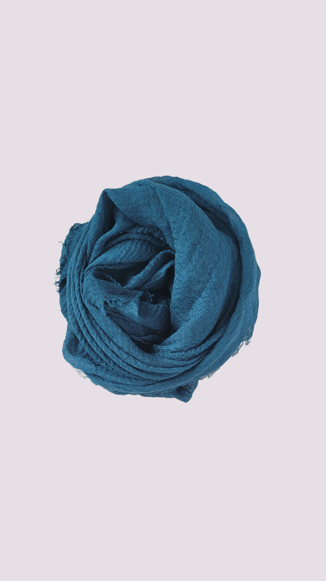 Cotton Crinkle Hijab - Fiord