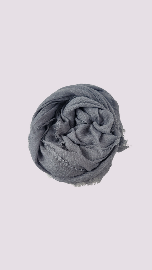 Cotton Crinkle Hijab - Lava