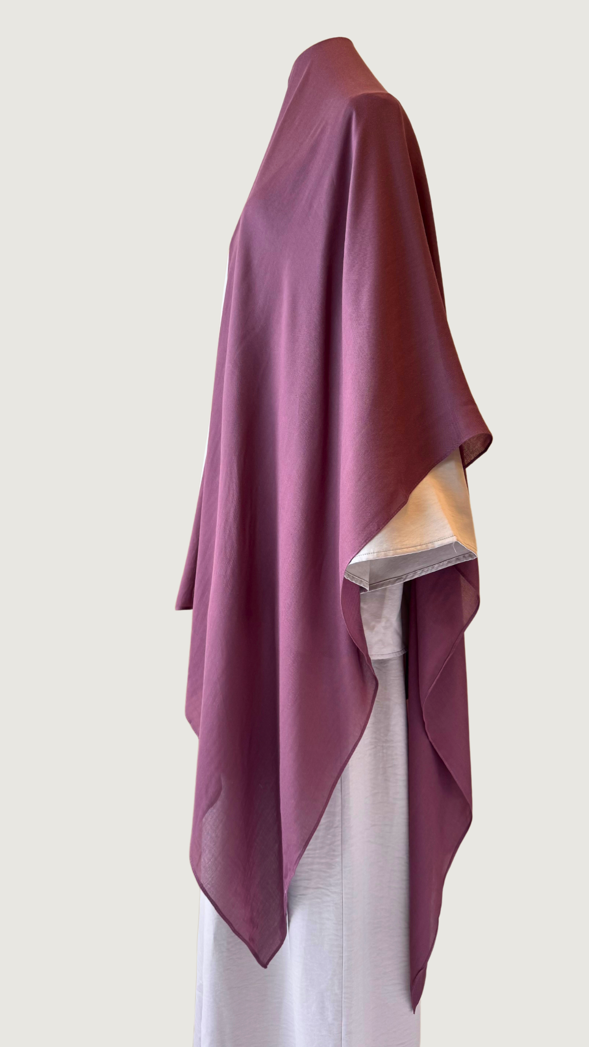 Premium Modal Hijab - Lilac Plum