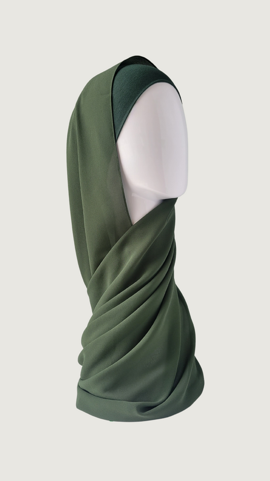 Premium Chiffon Hijab - Parsley