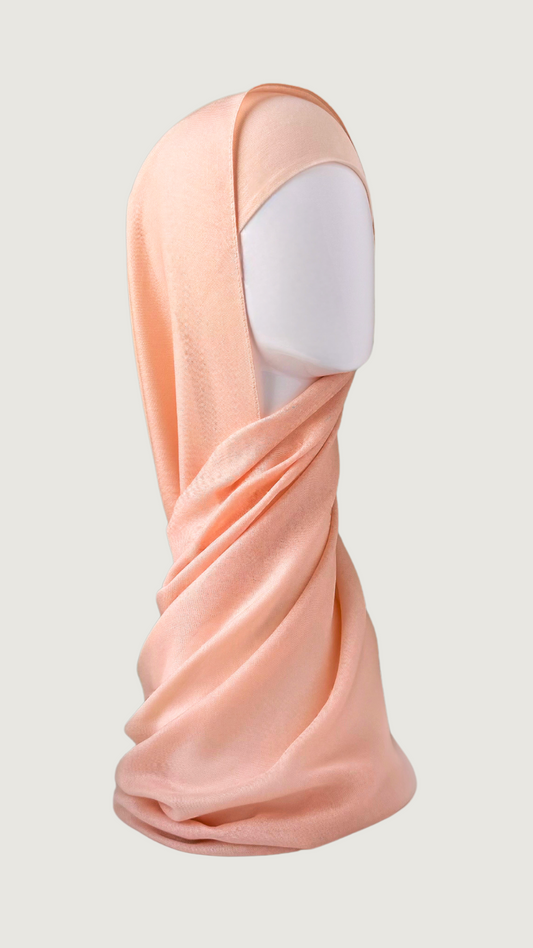 Premium Modal Hijab - Peach Fuzz