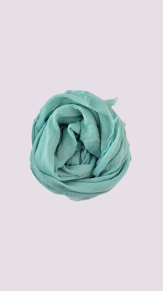 Cotton Crinkle Hijab - Pistachio