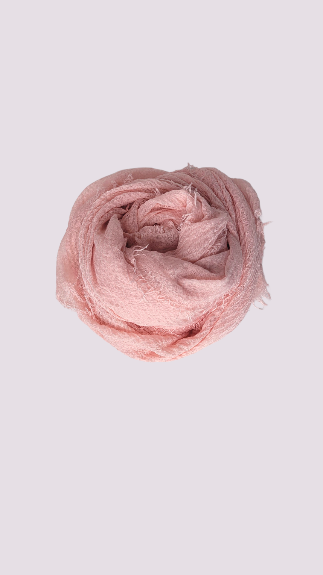 Cotton Crinkle Hijab - Sweet Pink